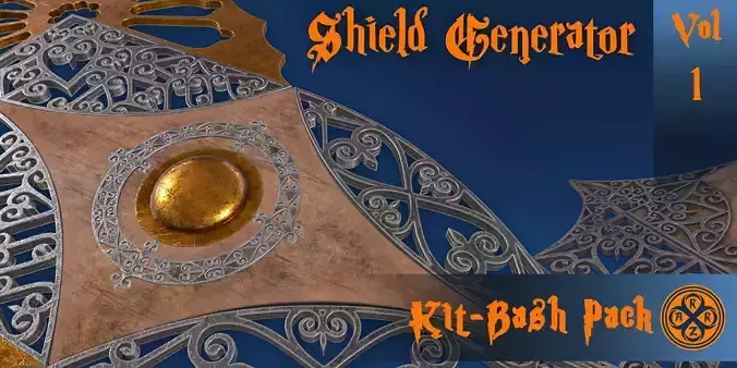 Shield Generator kit bash pack series - Vol 1