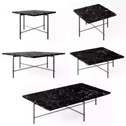 Set of 3 tables inspired by TS Series by GUBI
