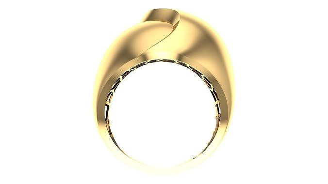 POLISHED FUSION RING-R12- 3D print model
