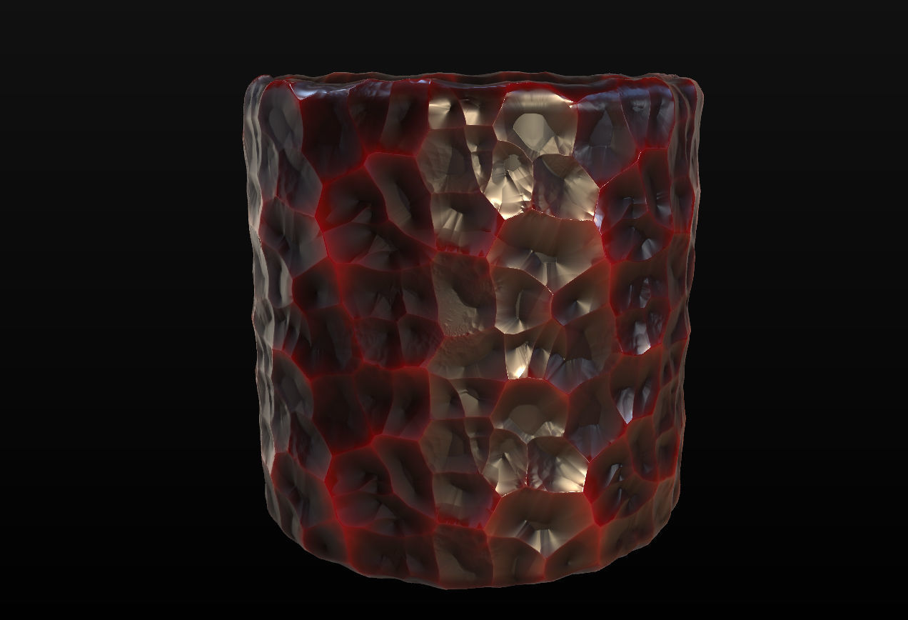 8 Stylized and Seamless Crystals PBR Materials - Set 3 Texture_3