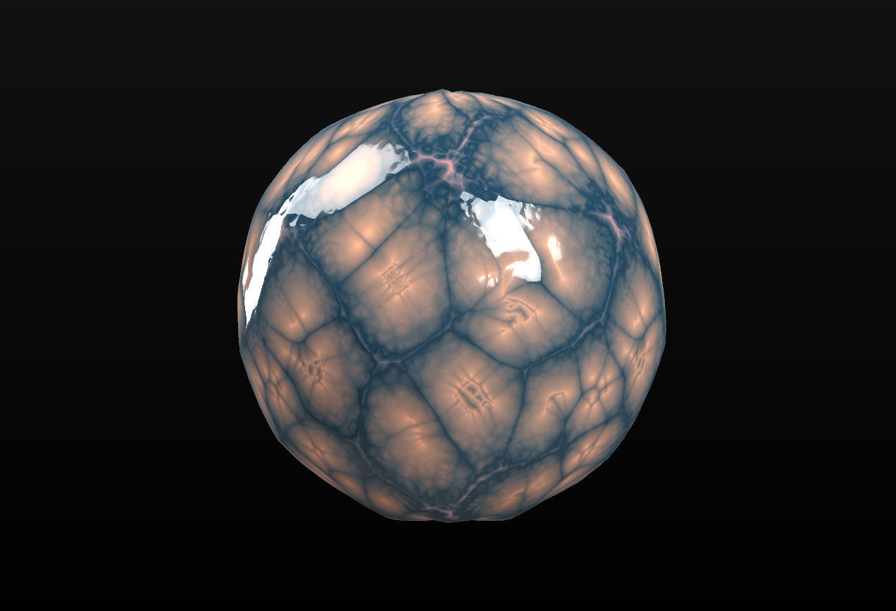 8 Stylized and Seamless Crystals PBR Materials - Set 3 Texture_22