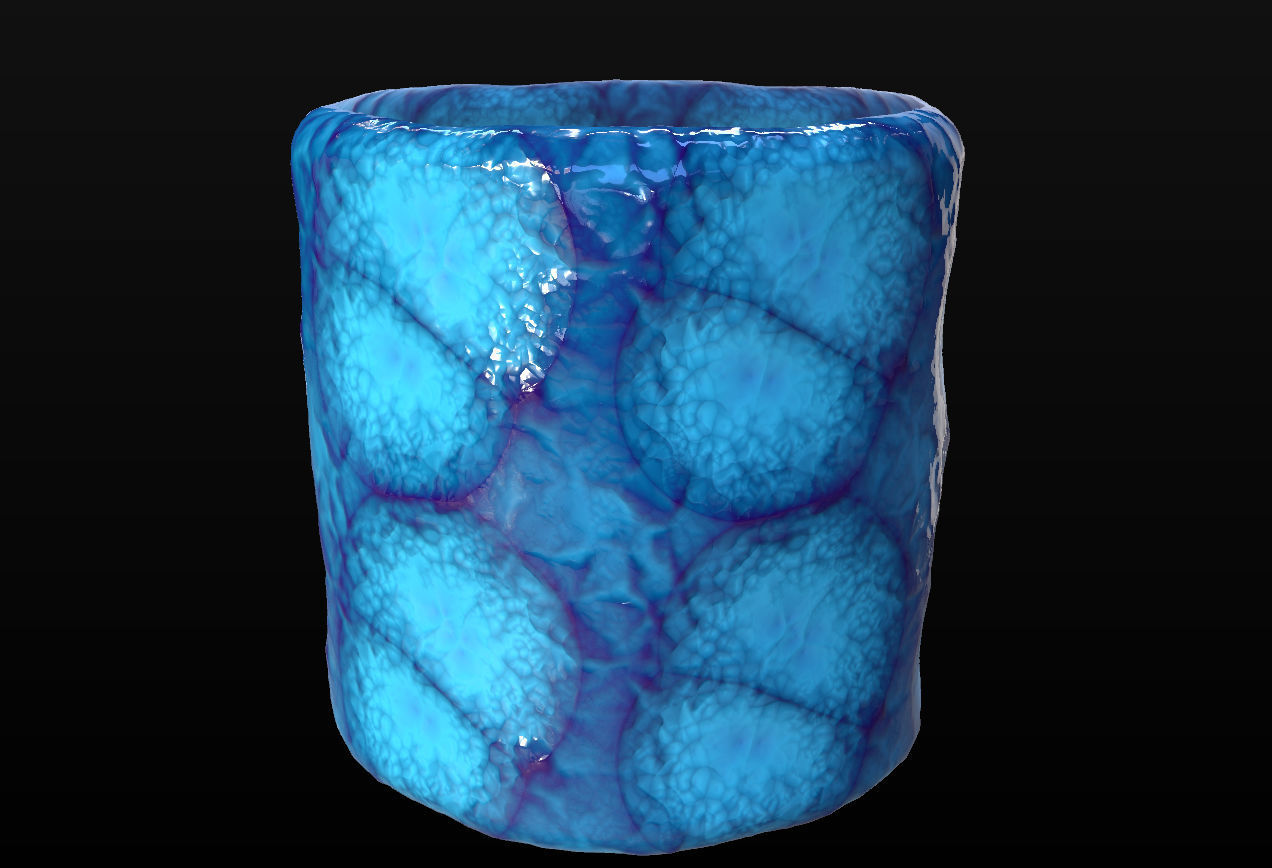 8 Stylized and Seamless Crystals PBR Materials - Set 3 Texture_15
