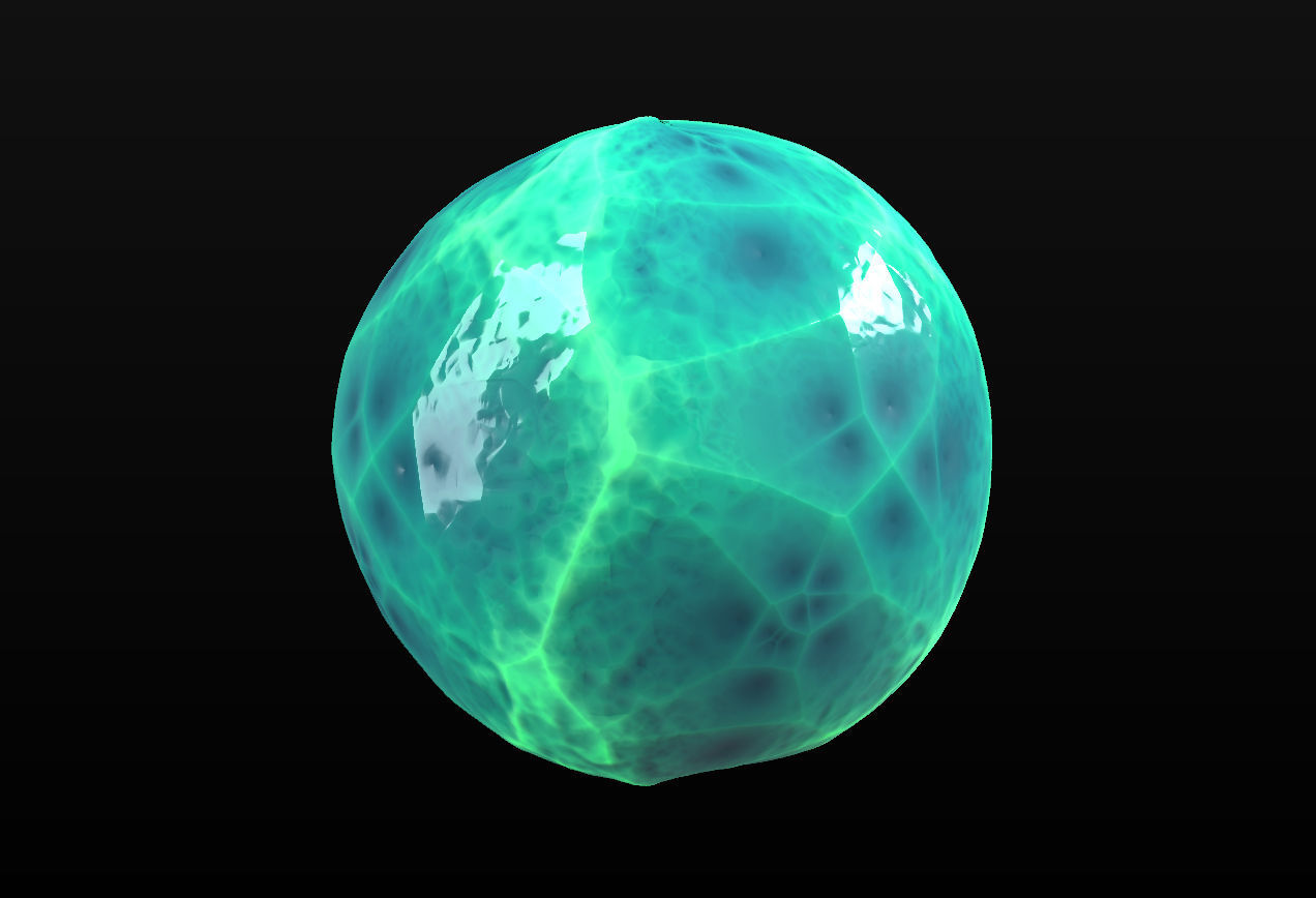 8 Stylized and Seamless Crystals PBR Materials - Set 3 Texture_7