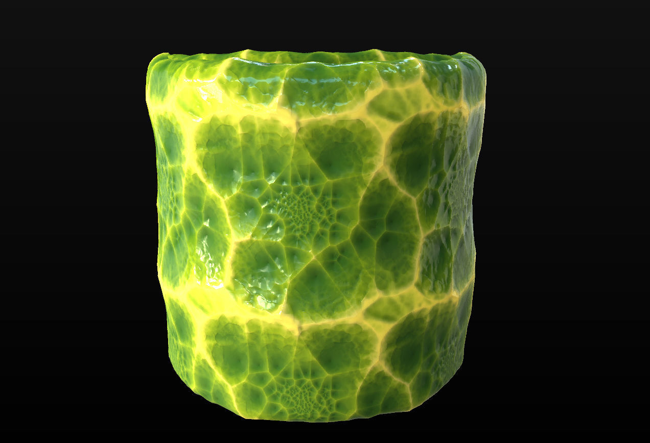 8 Stylized and Seamless Crystals PBR Materials - Set 3 Texture_6