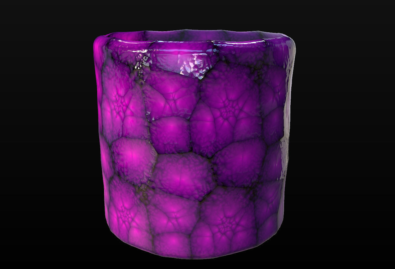 8 Stylized and Seamless Crystals PBR Materials - Set 3 Texture_21