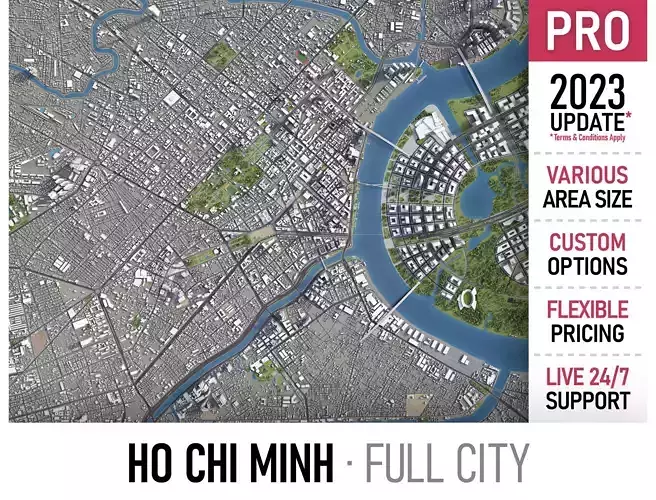 Ho Chi Minh Low-poly 3D model