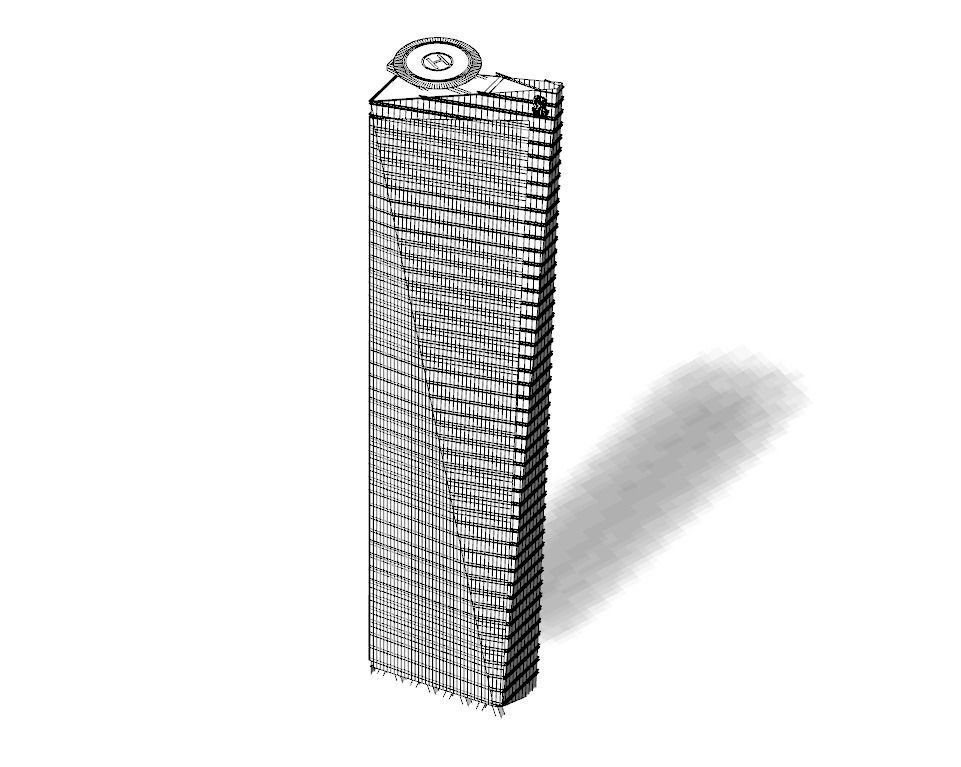 Chapultepec Uno R509 Skyscraper 3D model_8
