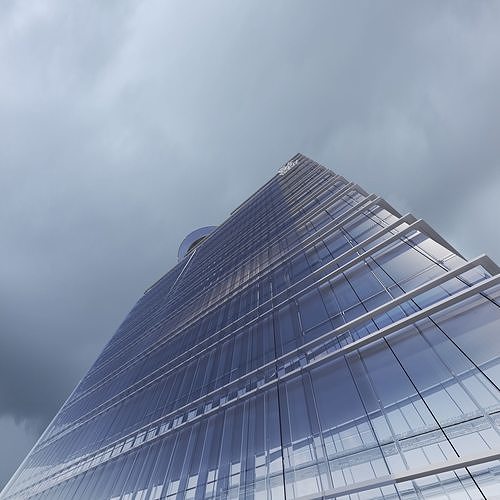 Chapultepec Uno R509 Skyscraper  3D model 3