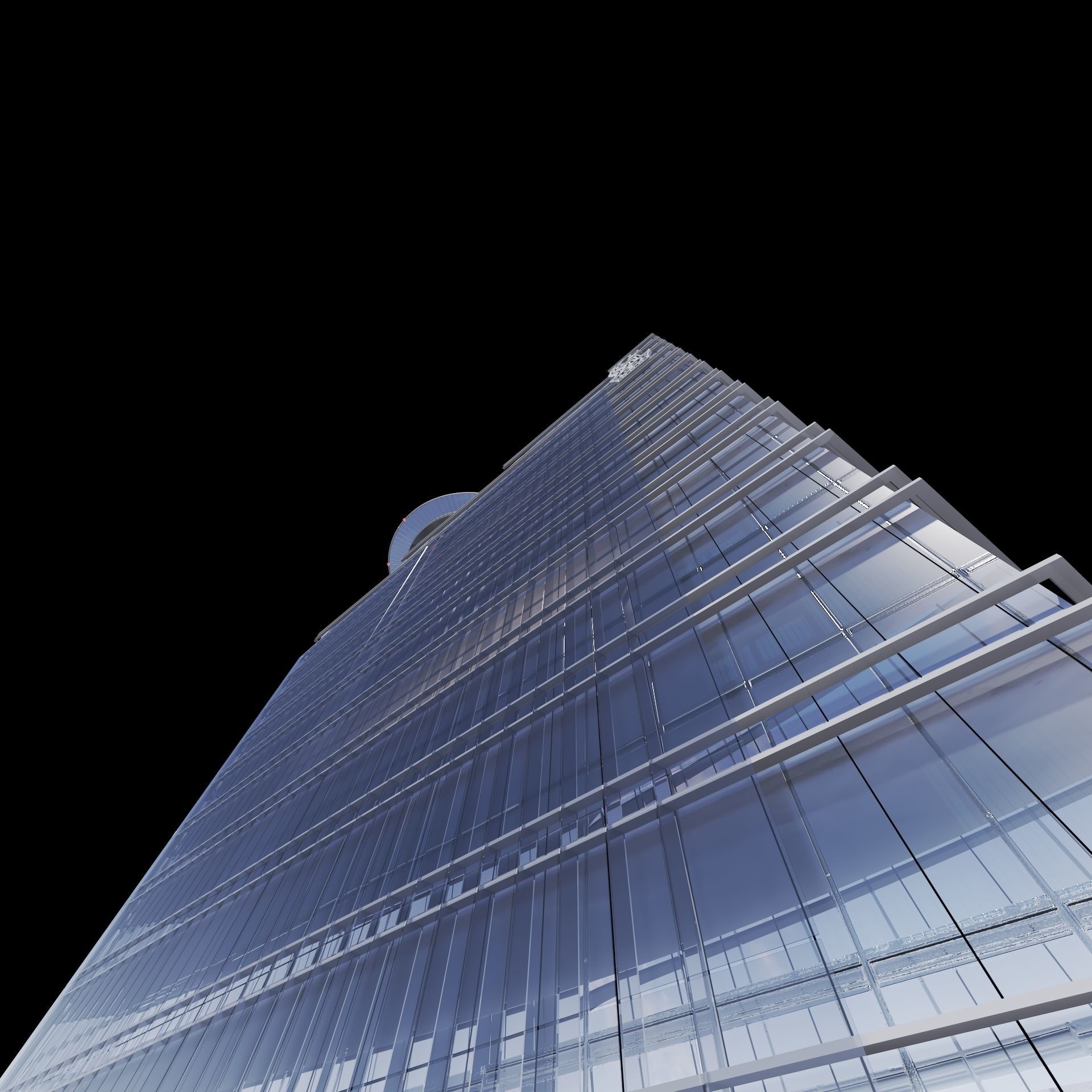Chapultepec Uno R509 Skyscraper 3D model_4