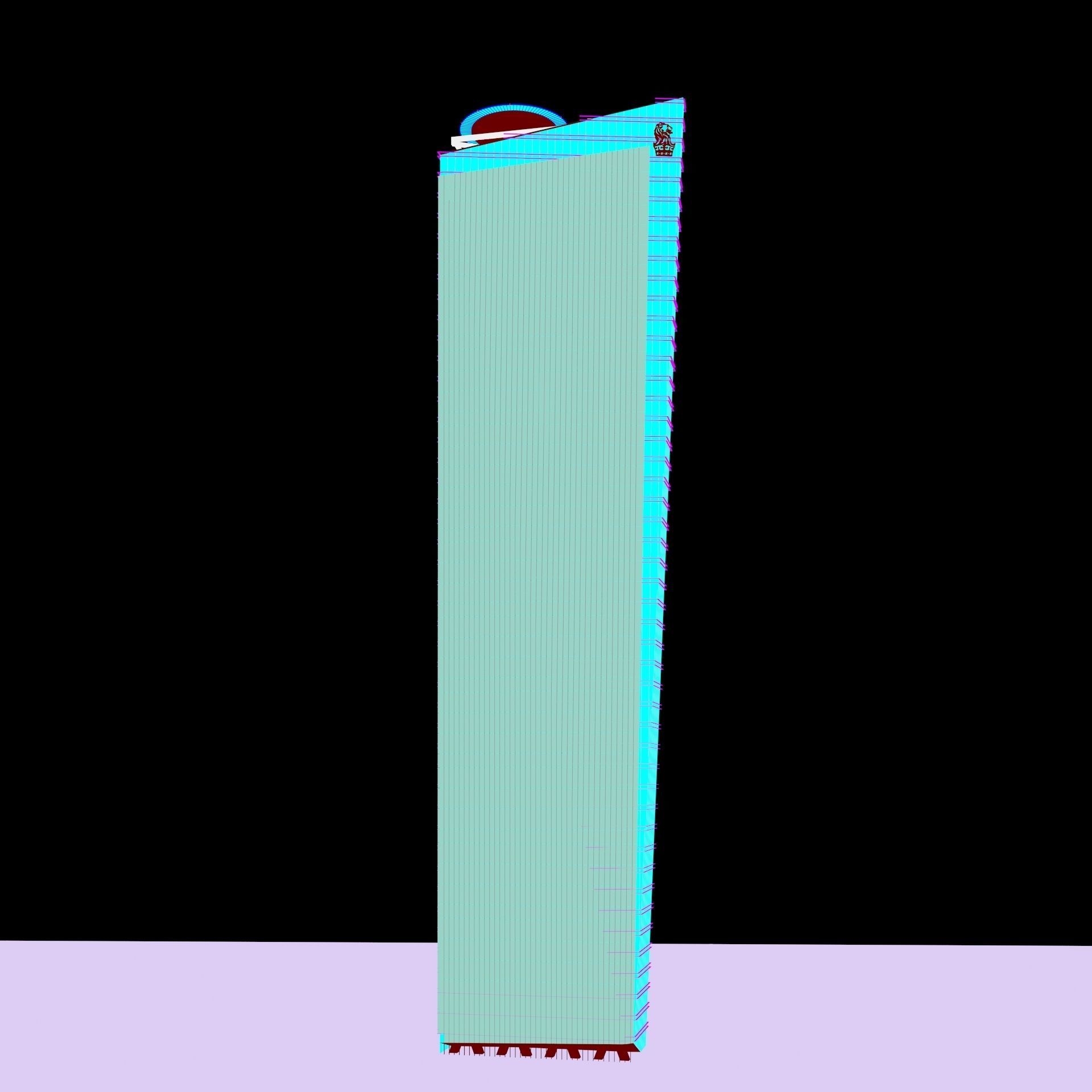 Chapultepec Uno R509 Skyscraper 3D model_18