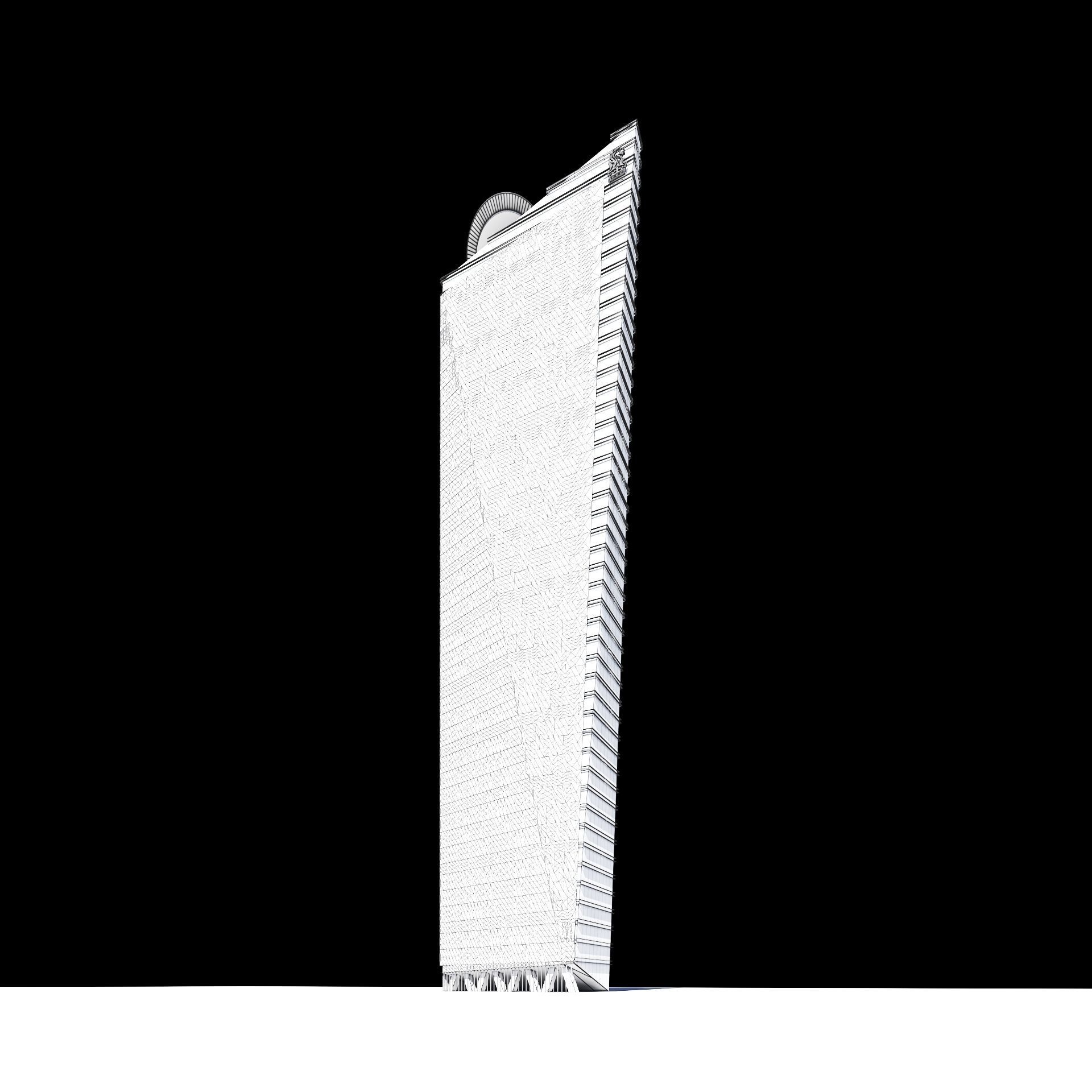 Chapultepec Uno R509 Skyscraper 3D model_9