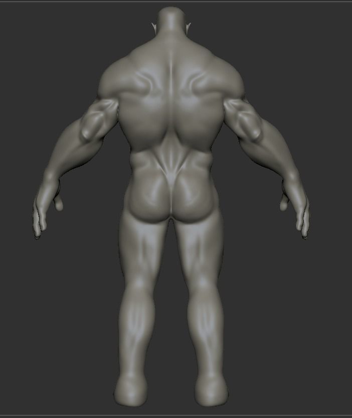 Orc  Base  Mesh 3D model_3