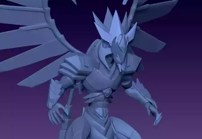 Galaxy Eyes Full Armor Photon Dragon 3D Printable Figure