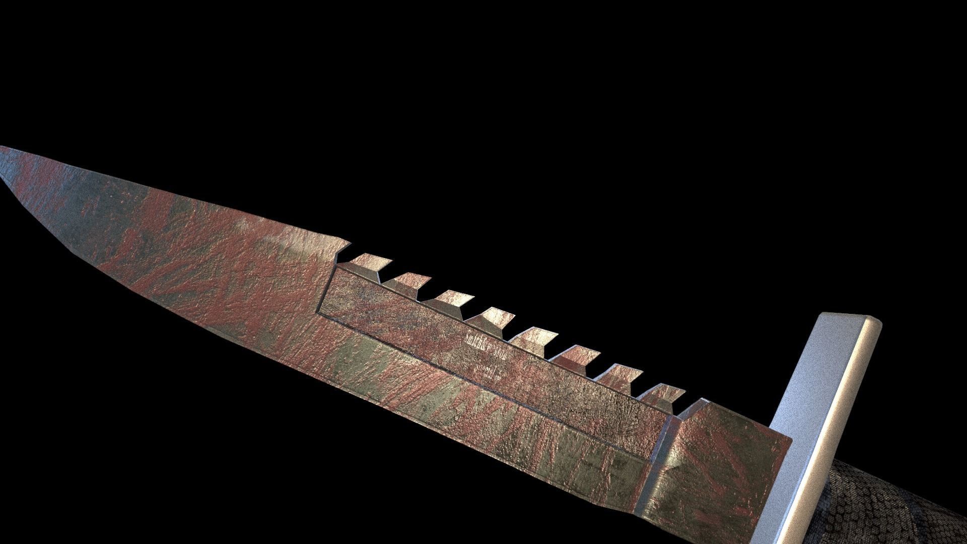 Army Knife Fbx  3D model_1