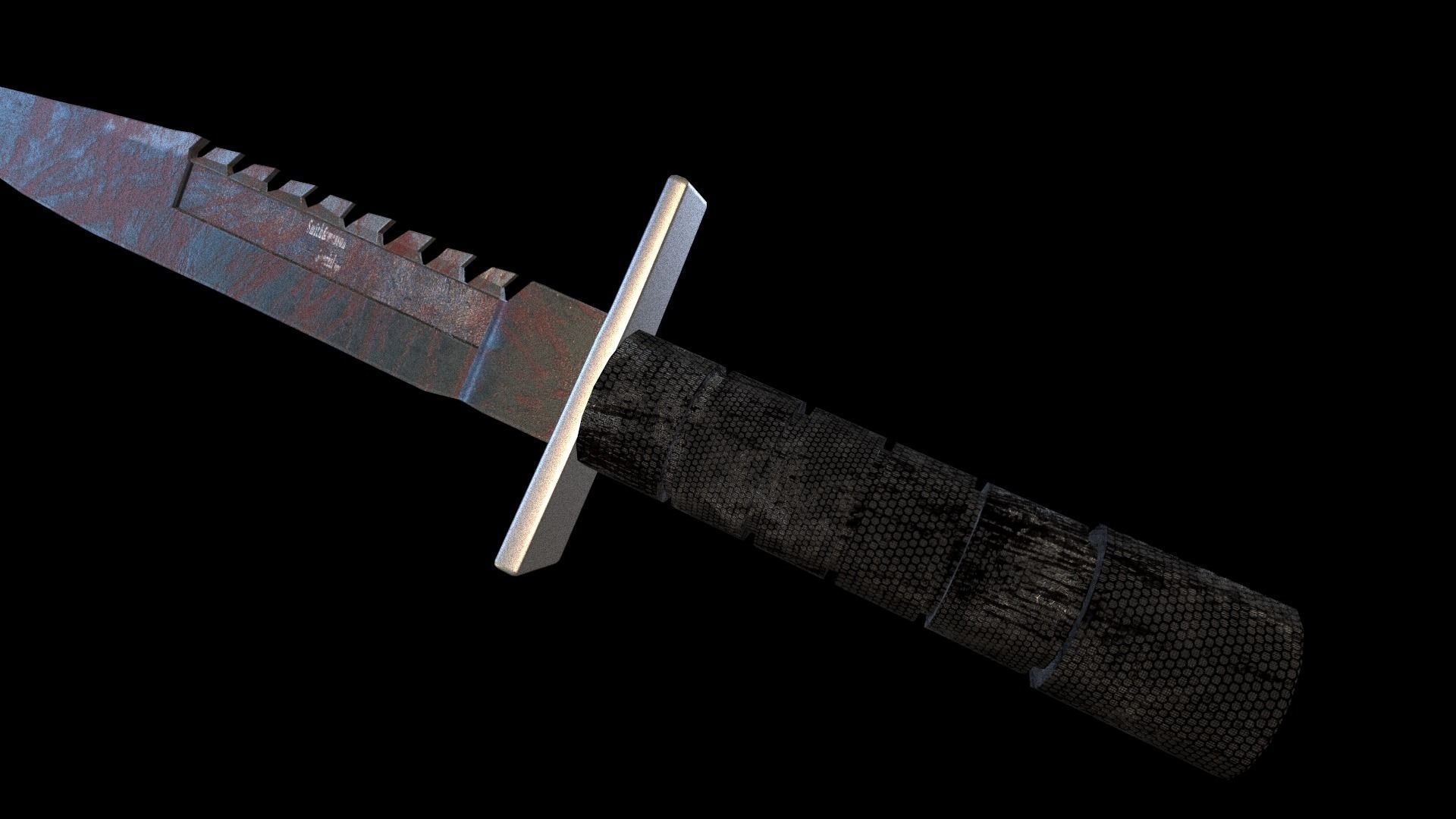 Army Knife Fbx  3D model_2