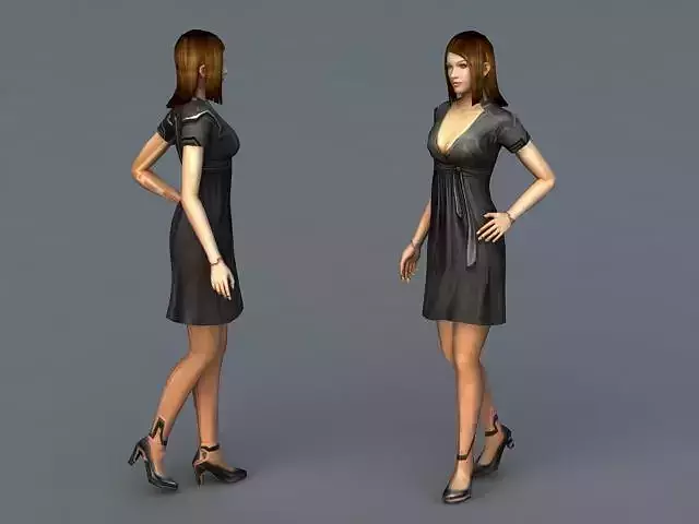 Tatara woman in dress