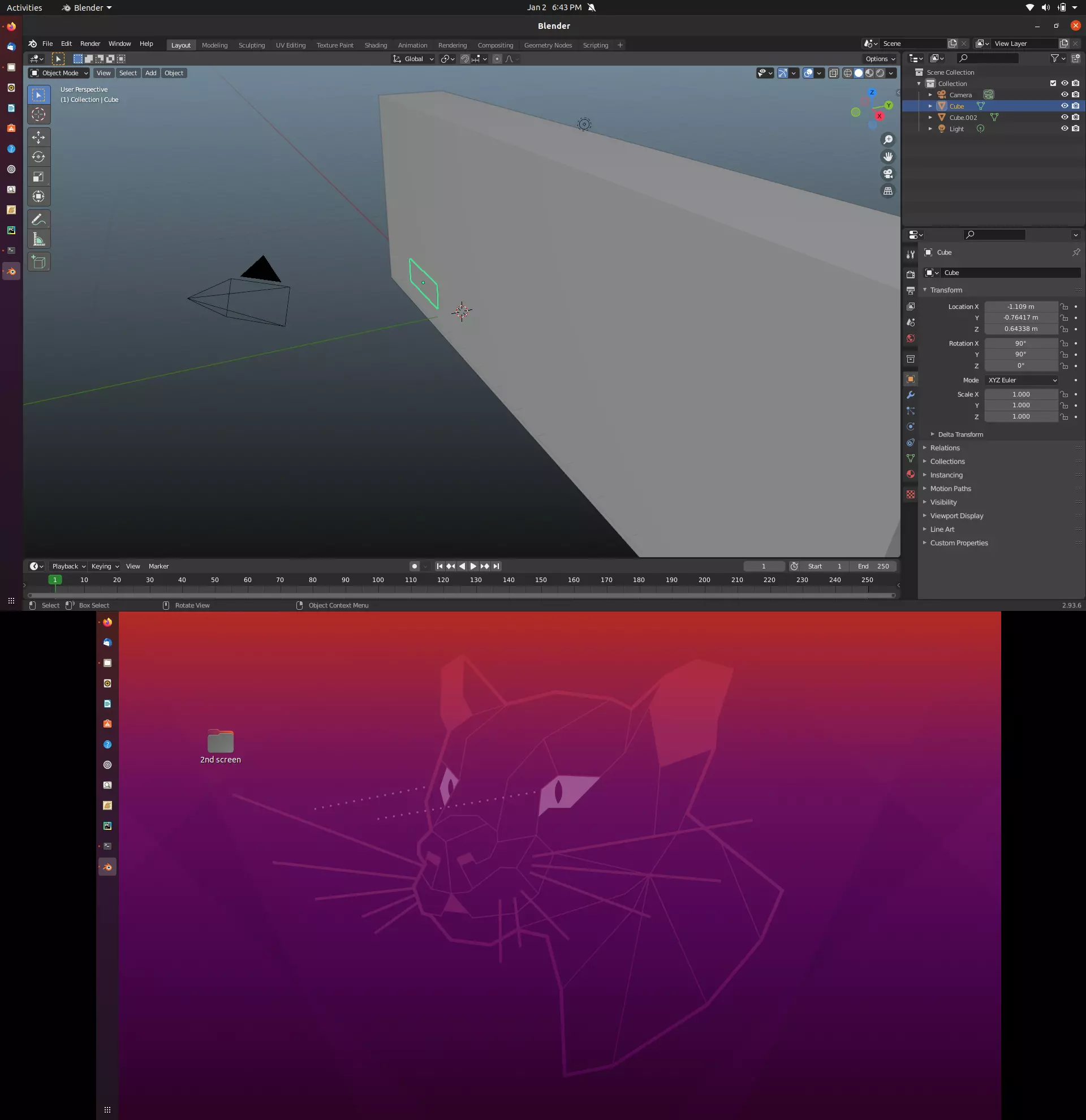Rectangle 3D model_0