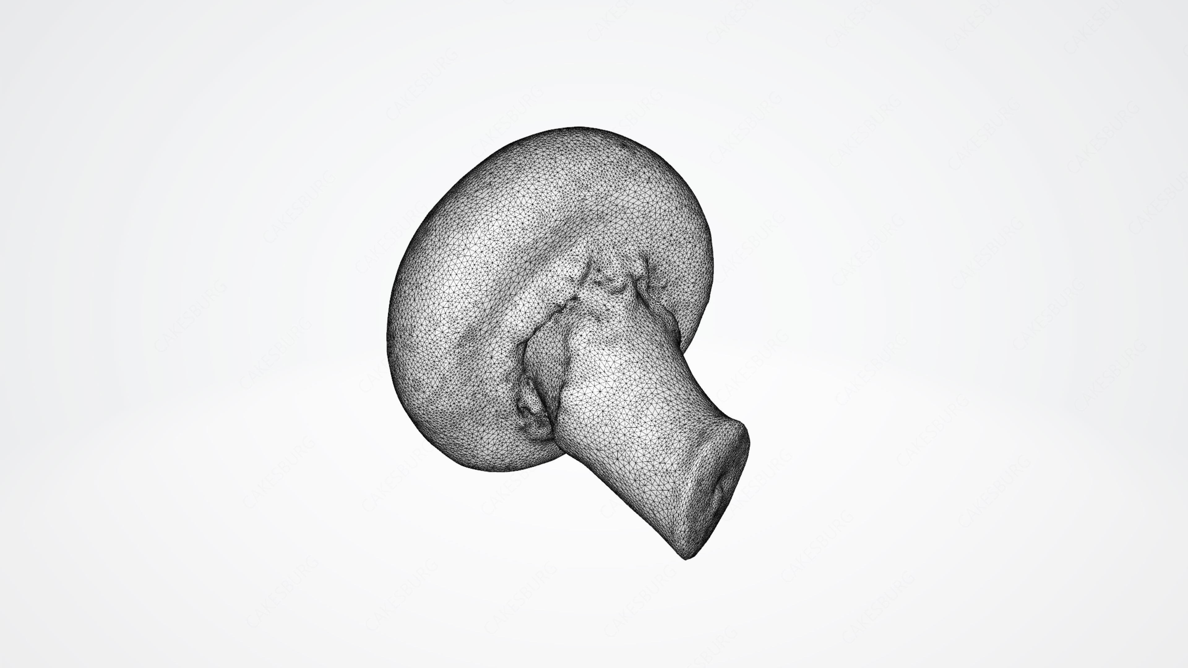 Chestnut Mushroom 3D model_5