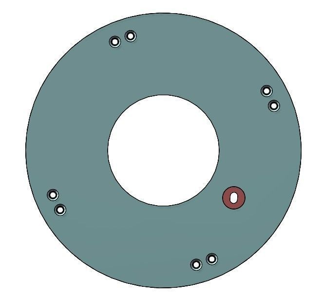 3D Printable Iris mechanism-3DP2BLROD30A 3D print model_13