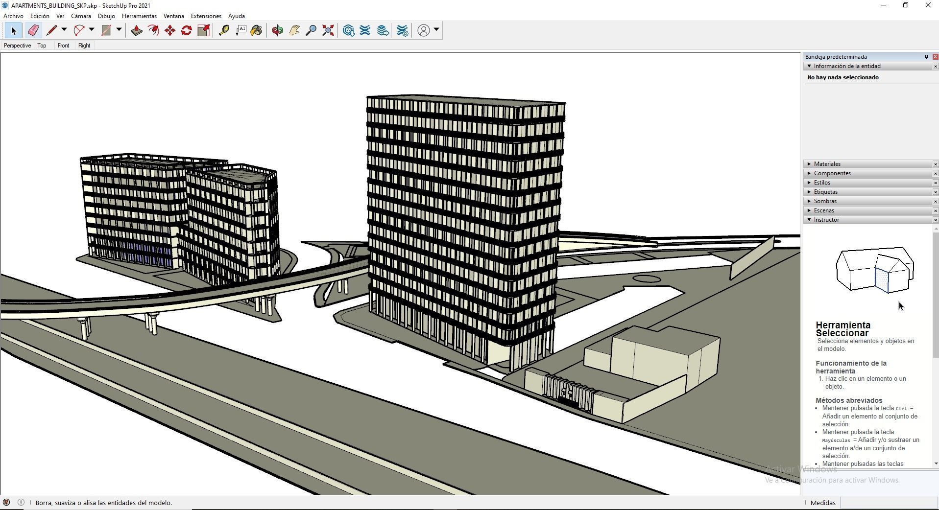 Apartments Building 3D model_14