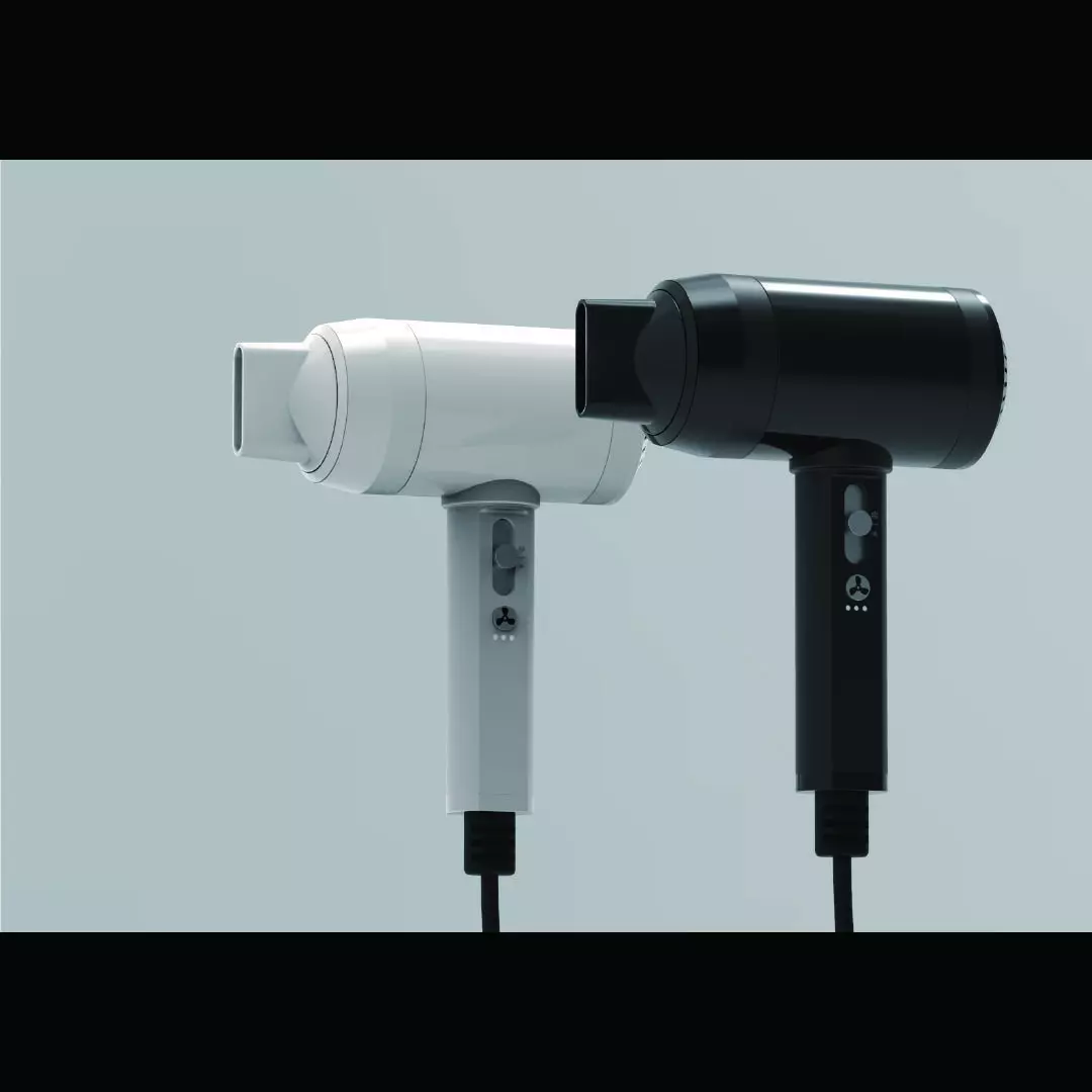 hairdryer two hair dryers 3D model