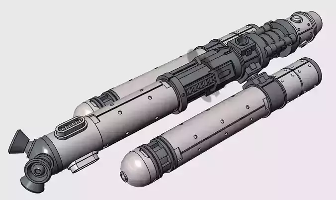 Customizable Fuel Tanks and Booster for sci-fi Mecha 3D print model