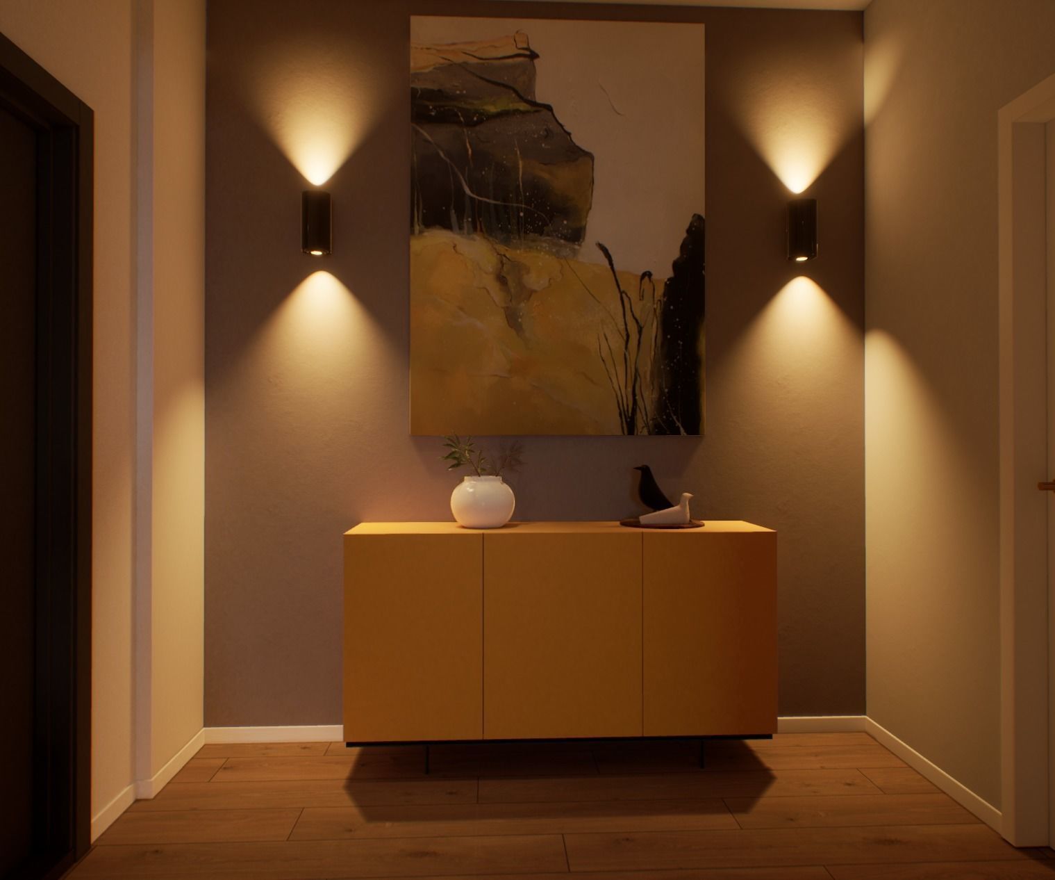 VR ready Living room Unreal engine  Low-poly 3D model_17