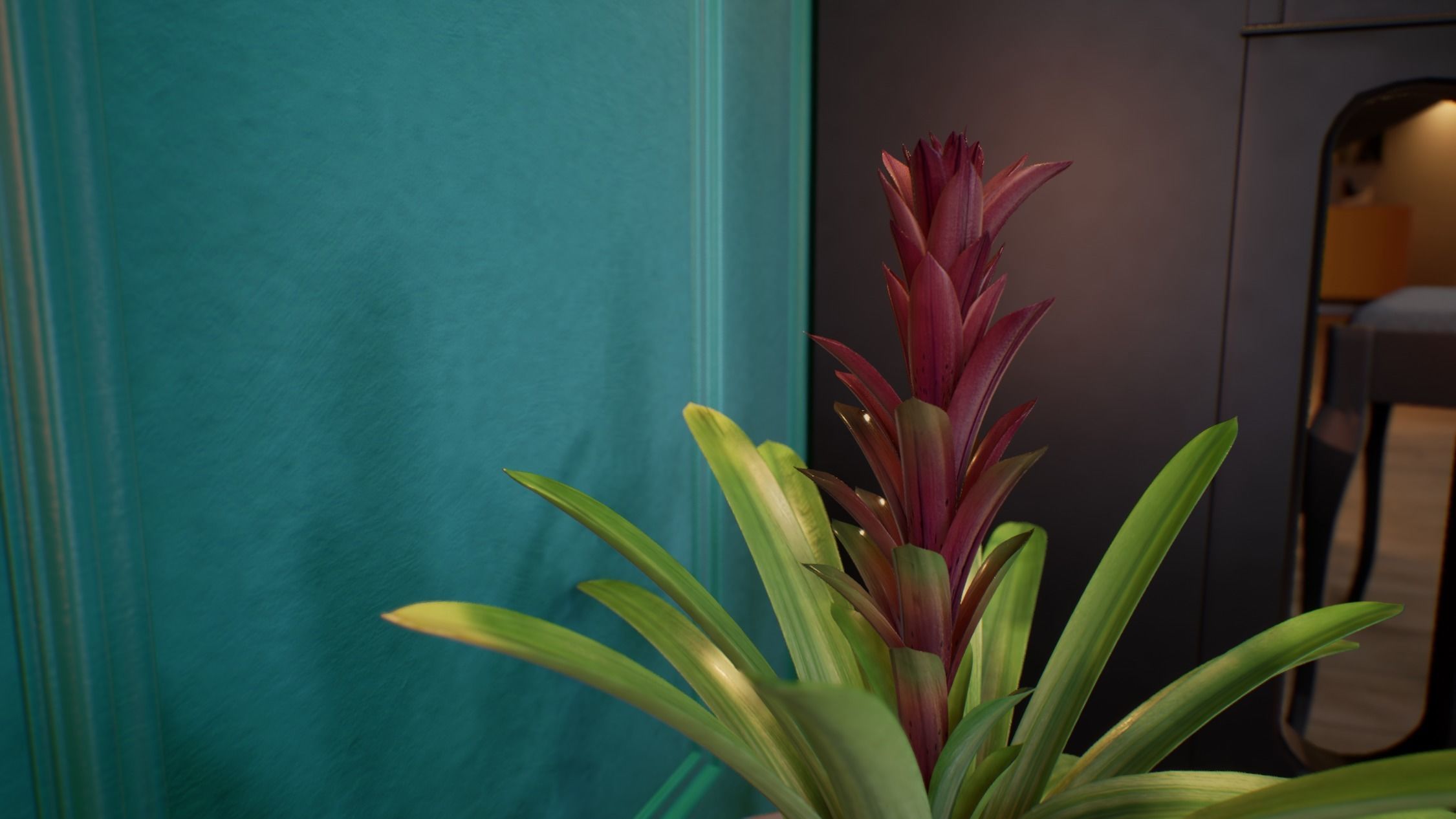 VR ready Living room Unreal engine  Low-poly 3D model_21