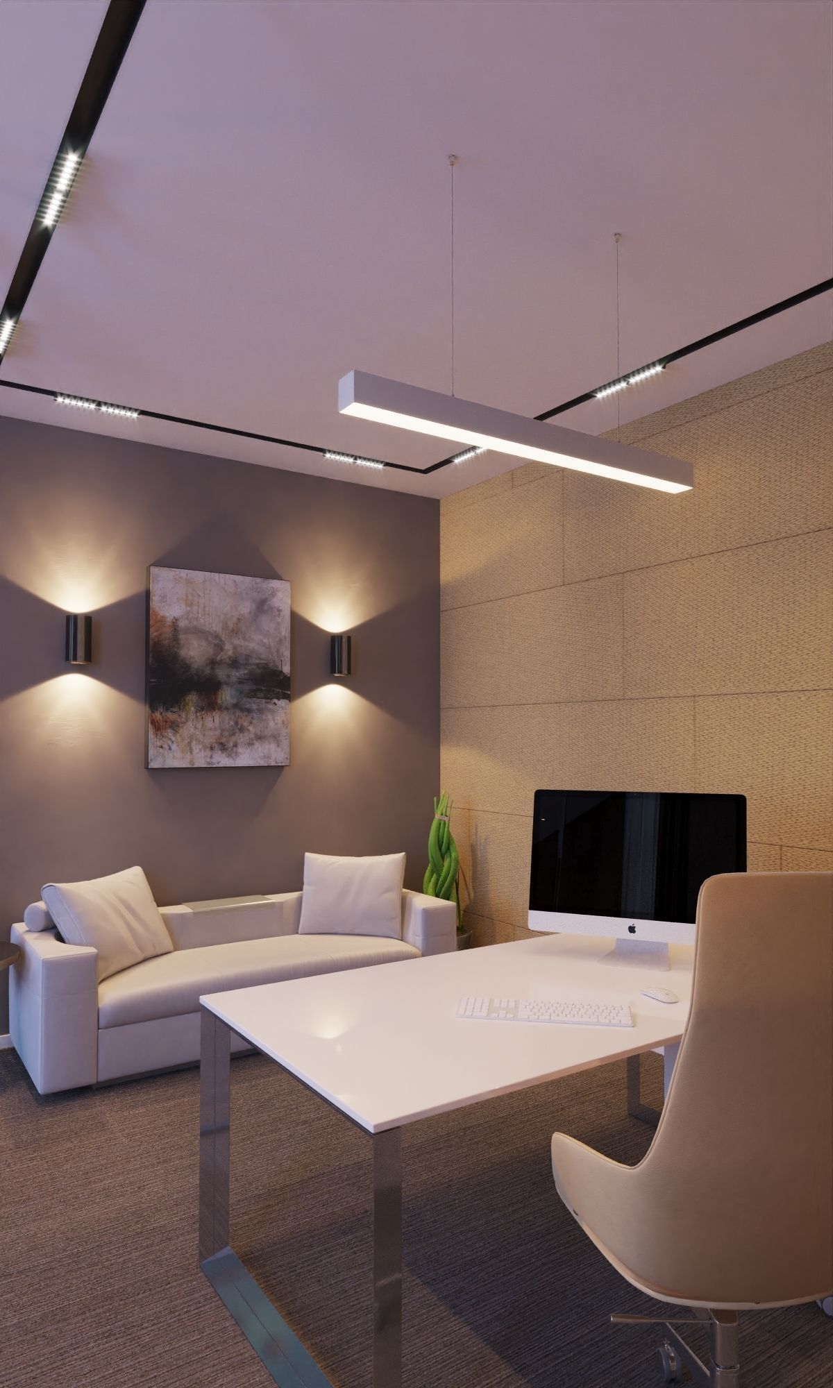 VR ready Living room Unreal engine  Low-poly 3D model_32