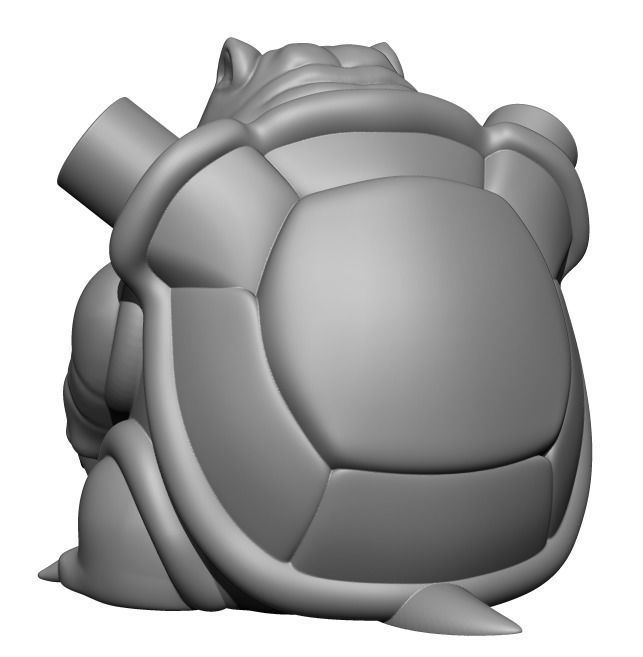 Blastoise - Fat Version  3D print model_5
