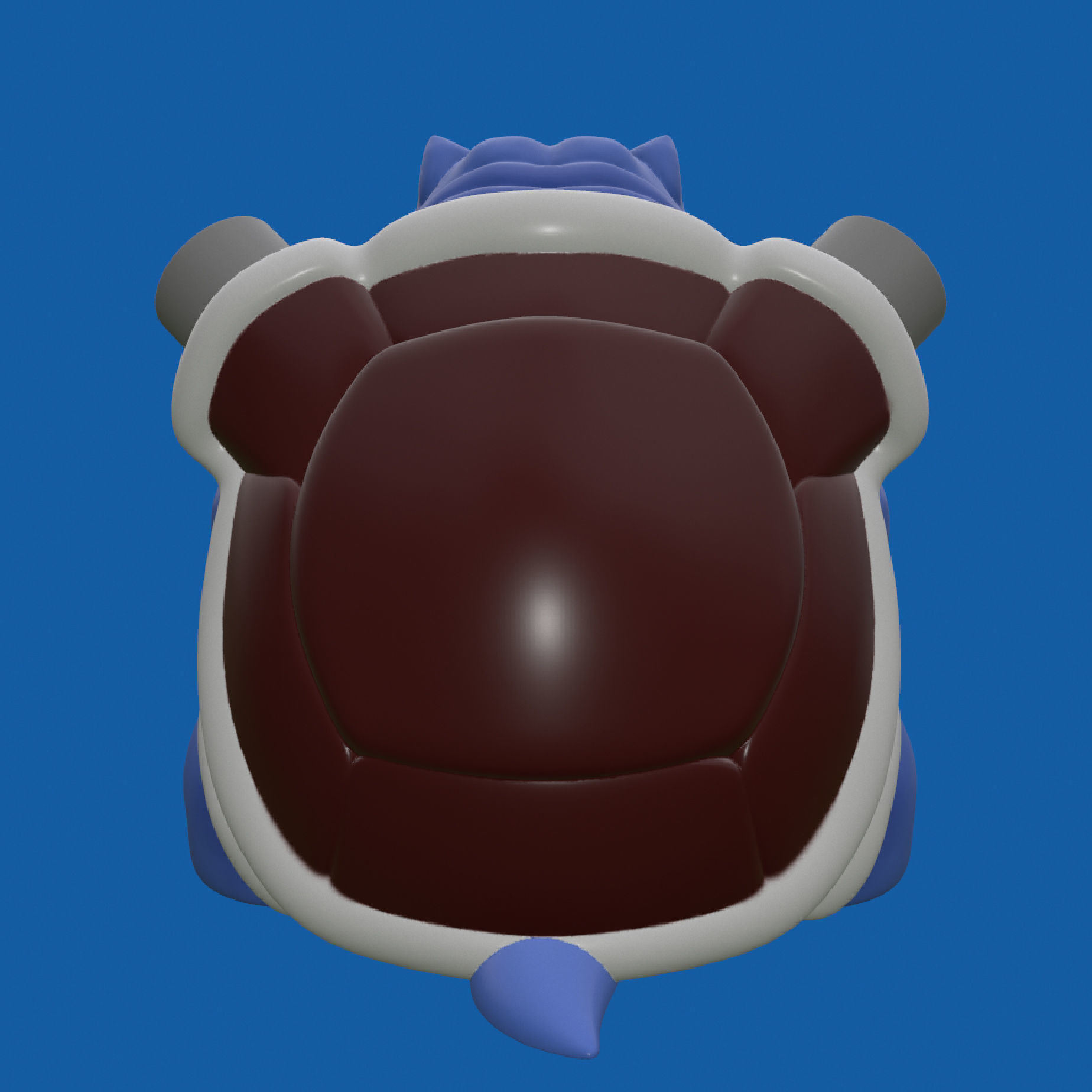 Blastoise - Fat Version  3D print model_3