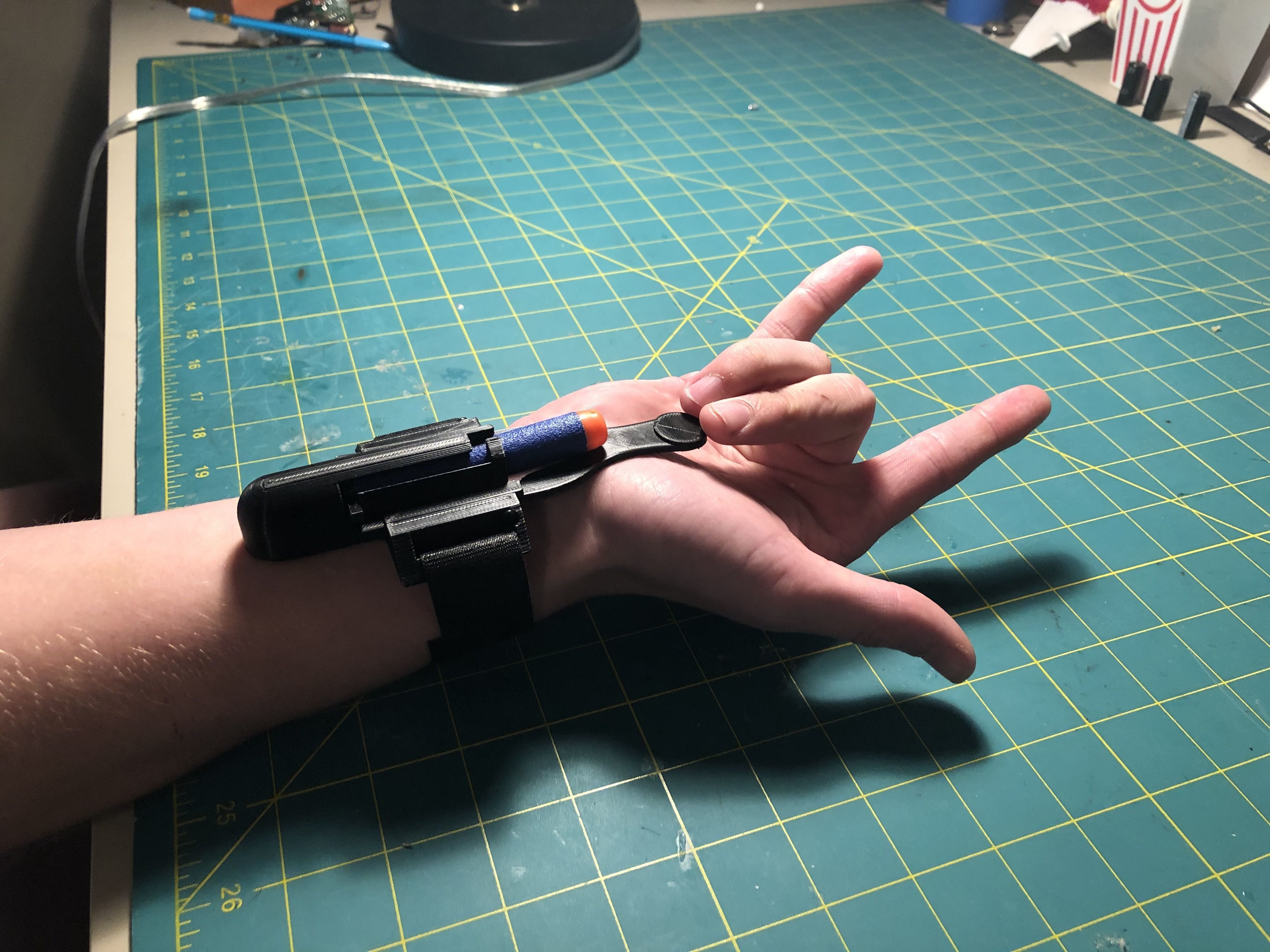 Nerf webshooter STL 3D print model_4