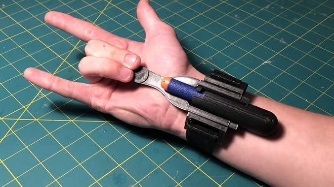 Nerf webshooter STL 3D print model