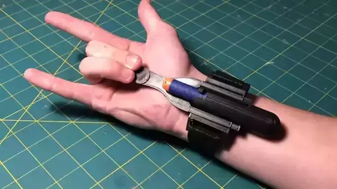 Nerf webshooter STL 3D print model