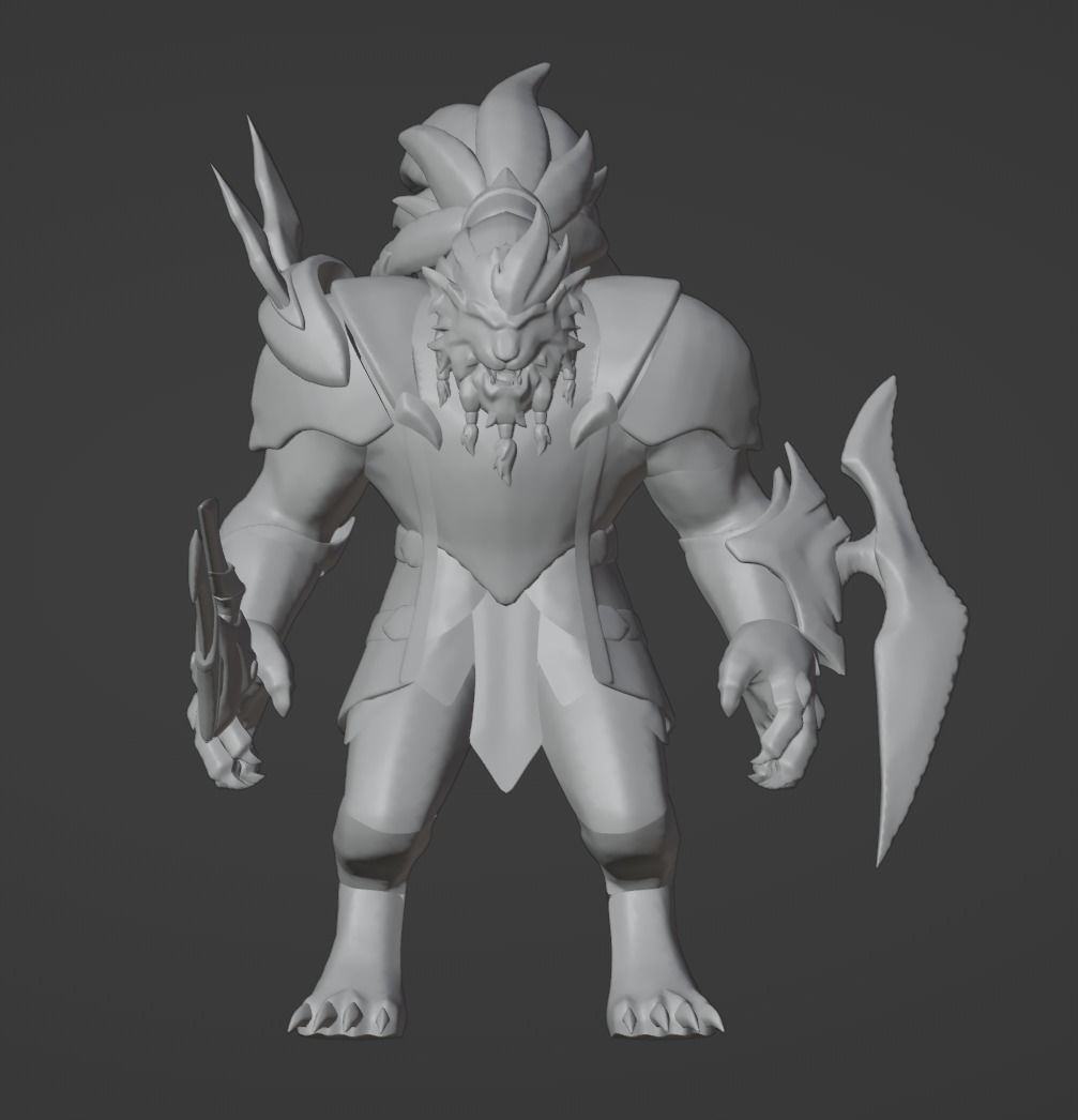 Sentinel Rengar 3D print model_5