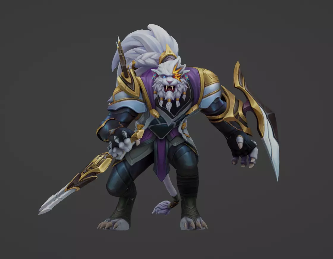 Sentinel Rengar 3D print model_0