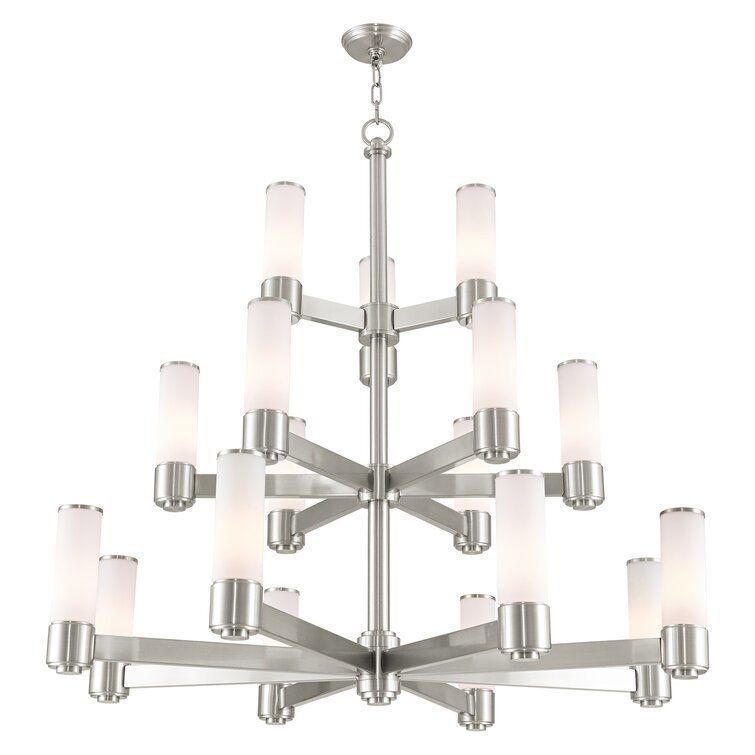 Light Unique  Statement Tiered Chandelier 3D model_3