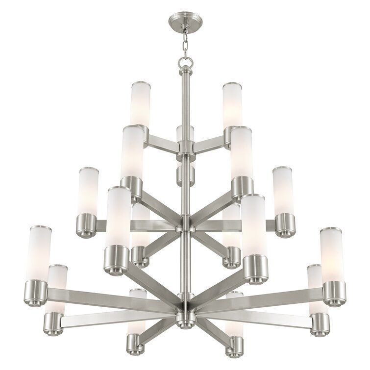 Light Unique  Statement Tiered Chandelier 3D model_2