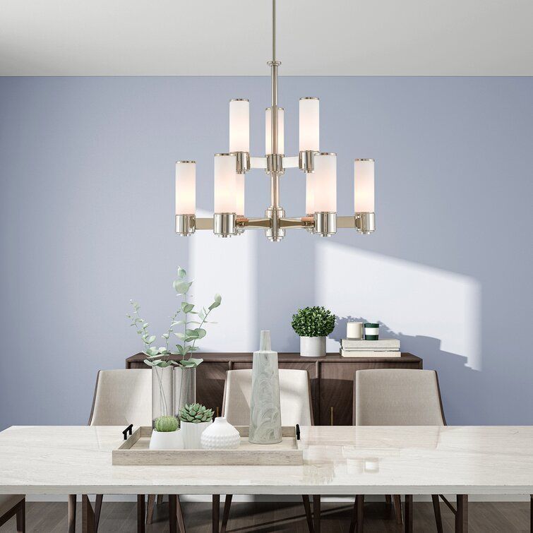 Light Unique Tiered Chandelier 3D model_2