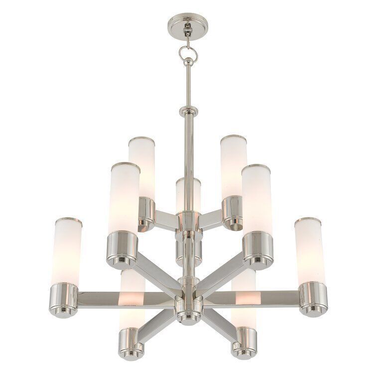 Light Unique Tiered Chandelier 3D model_4