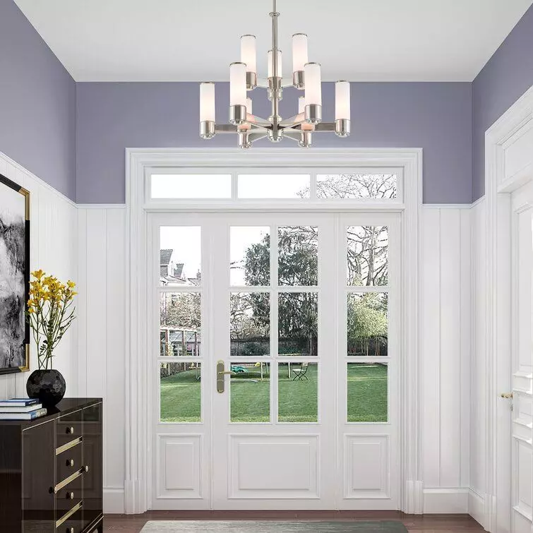 Light Unique Tiered Chandelier 3D model_0