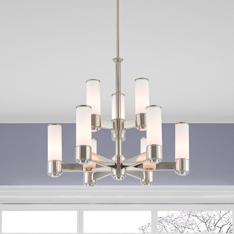 Light Unique Tiered Chandelier 3D model_8