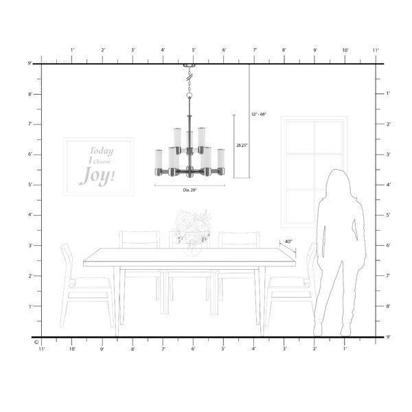 Light Unique Tiered Chandelier 3D model_1