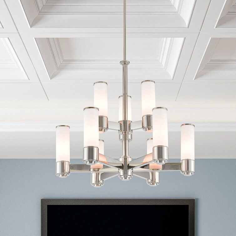 Light Unique Tiered Chandelier 3D model_5