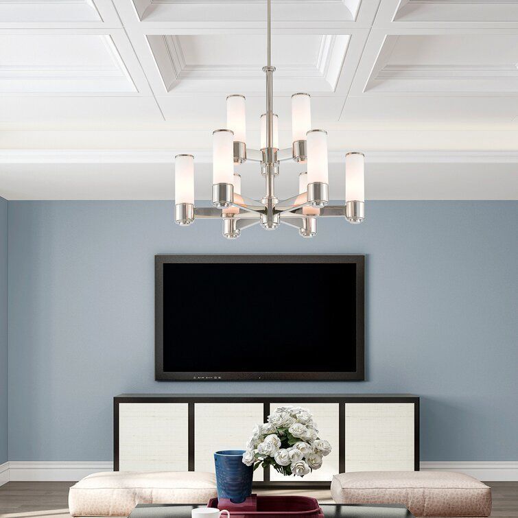 Light Unique Tiered Chandelier 3D model_3