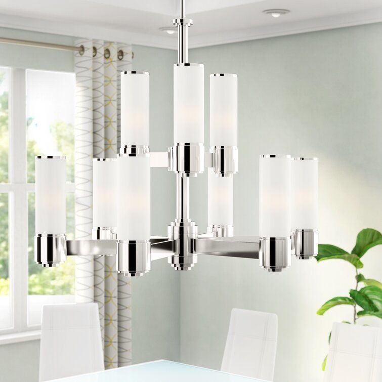 Light Unique Tiered Chandelier 3D model_9