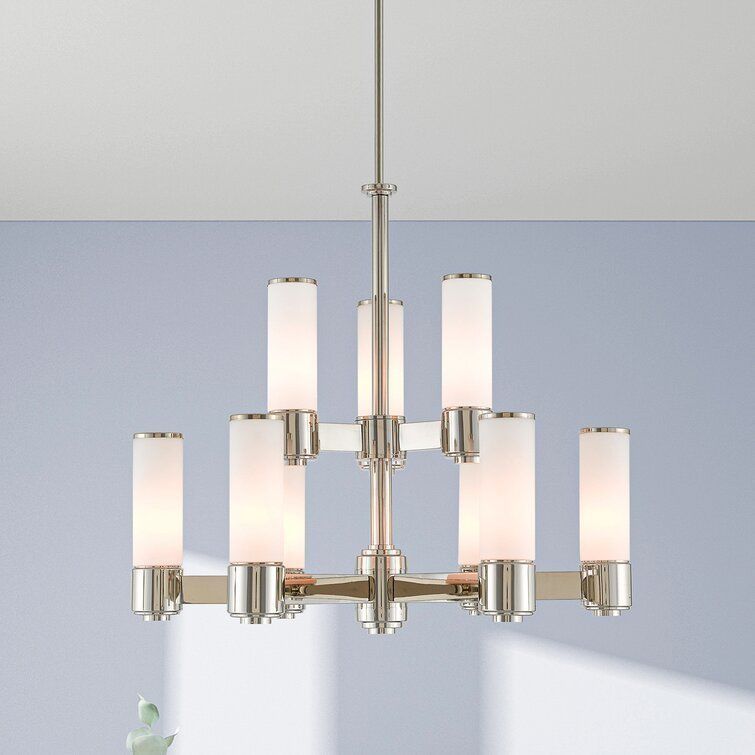 Light Unique Tiered Chandelier 3D model_7