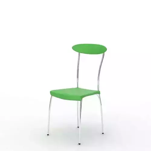 Contemporary Skinny Chair  Green