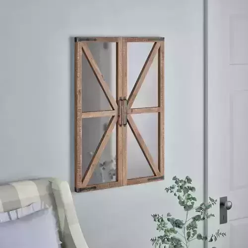Verner Farmhouse Wall Mirror 3D model