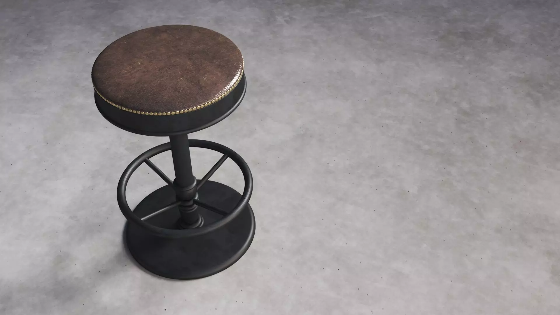 Classic Bar Stool 3D model